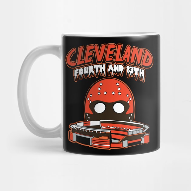 Cleveland Football Fourth and Thirteen by DeepDiveThreads